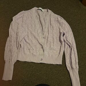 Zara Lilac Women's Cardigan